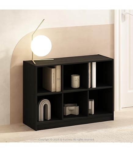 Amazon.com: Furinno Basic Book Shelf, 3x2 Bookshelf, Cube